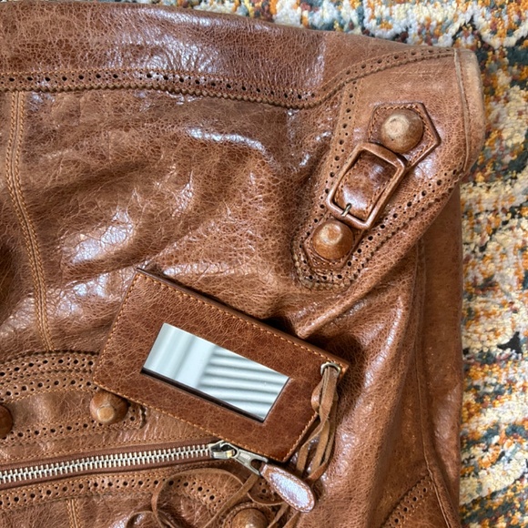 Balenciaga Weekender covered giant, brogue Cognac - Picture 4 of 16